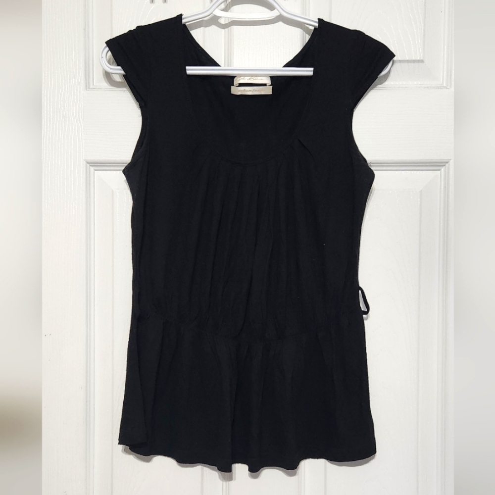 Cinched Waist Sleeveless Top